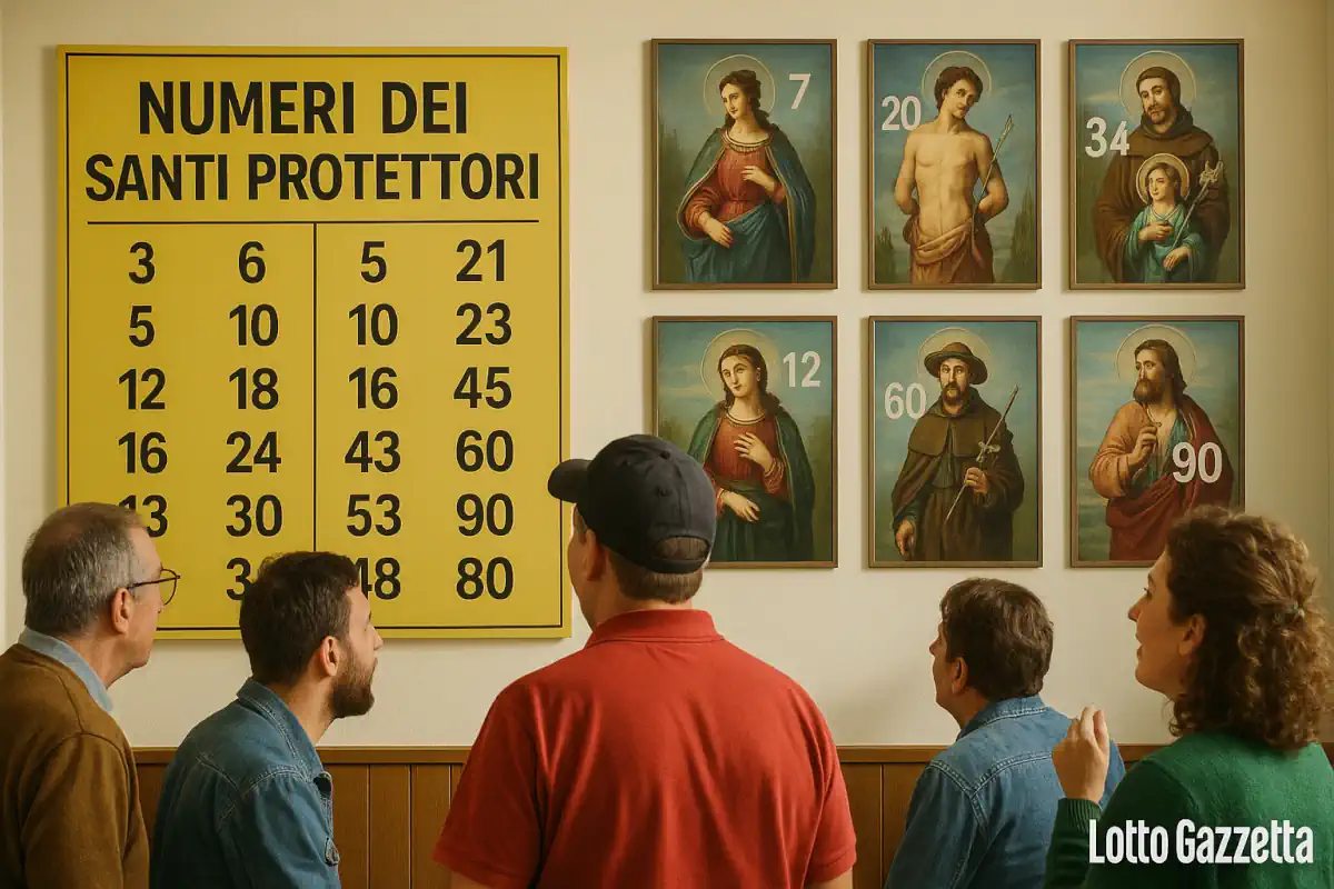 Numeri del Santo Protettore del 29/11/2025