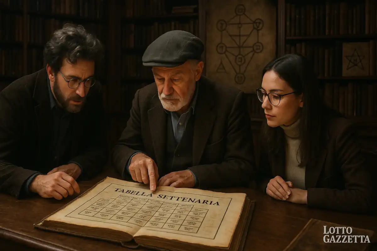 La Tabella SETTENARIA per il 21/11/2025