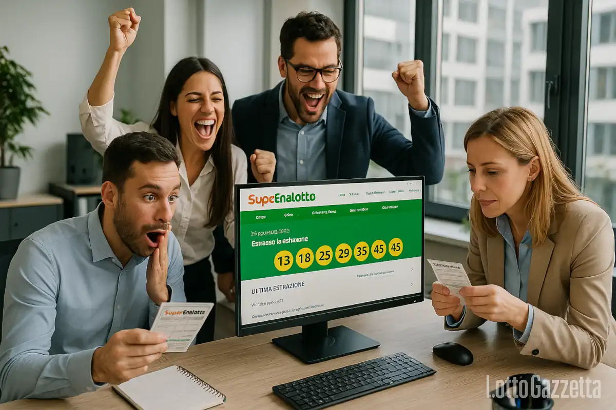 Estrazioni Superenalotto del 14/11/2025
