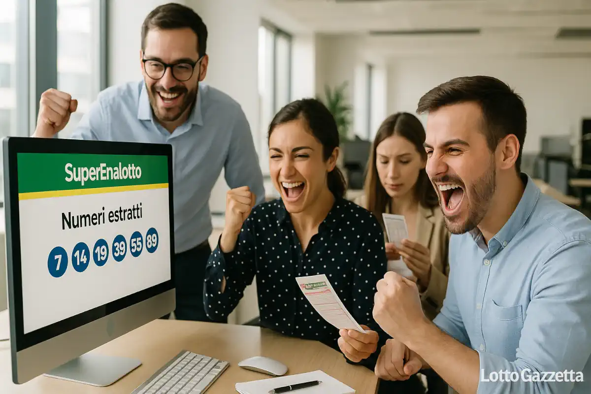 Estrazioni Superenalotto del 22/11/2025