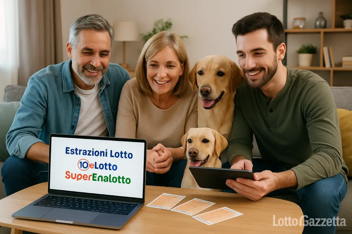 Lotto 10eLotto Superenalotto di 15/11/2025