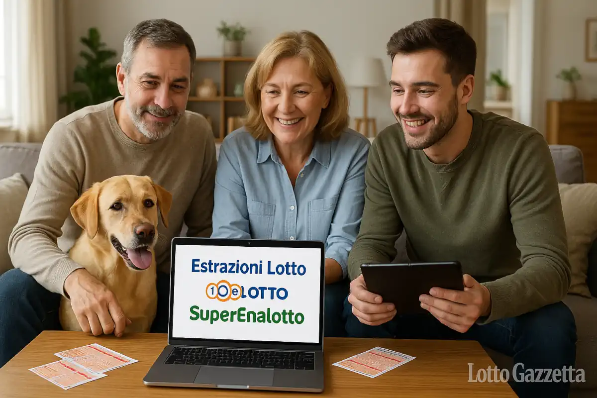 Lotto 10eLotto Superenalotto di 25/11/2025