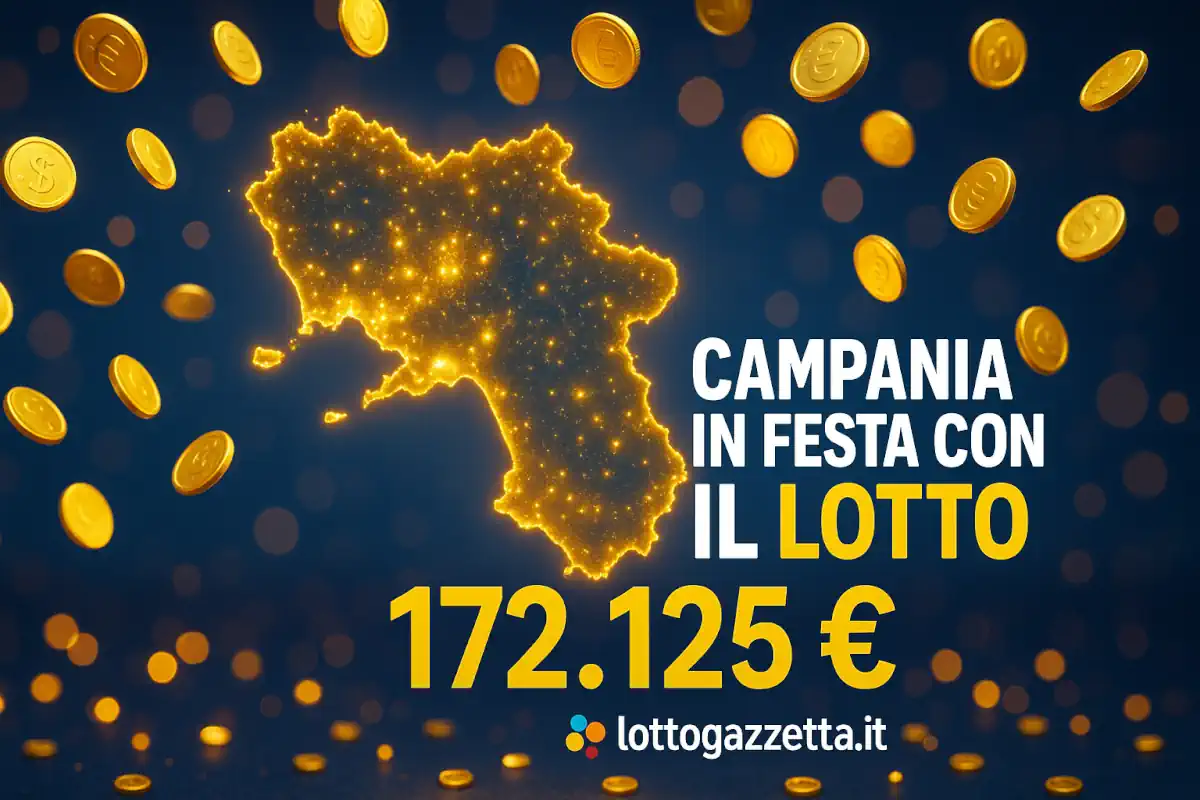 Campania in festa con il Lotto: Pioggia di Vincite