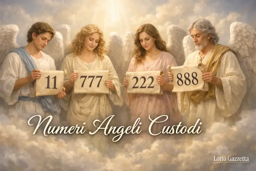 NUMERI DEGLI ANGELI CUSTODI del 19/12/2025 4 NUMERI DEGLI ANGELI CUSTODI del 19/12/2025