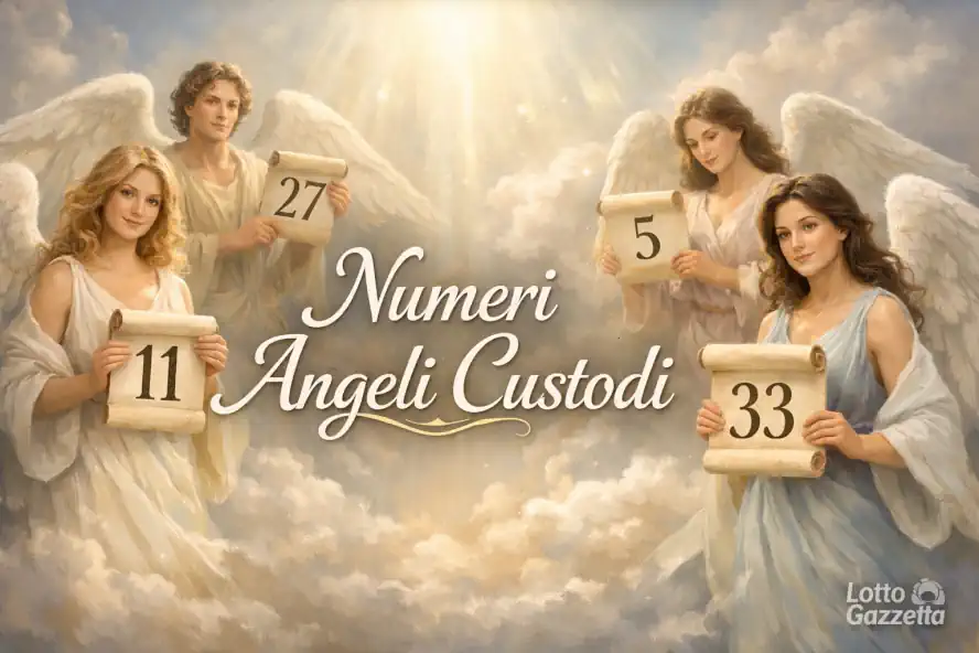 NUMERI DEGLI ANGELI CUSTODI del 20/12/2025 4 NUMERI DEGLI ANGELI CUSTODI del 20/12/2025