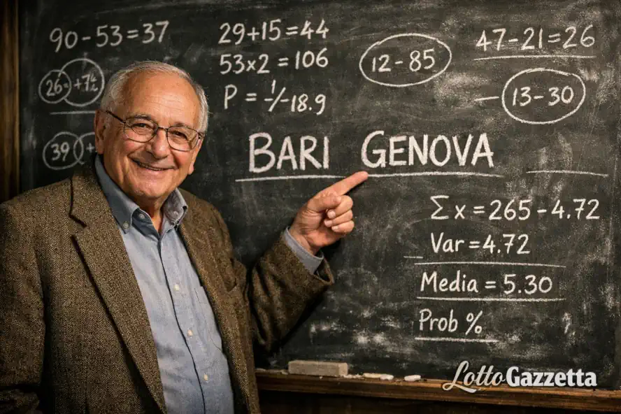 Previsioni Lotto Bari Genova: Il Metodo "Ambi Uguali" 6 Previsioni Lotto Bari Genova: Il Metodo "Ambi Uguali"