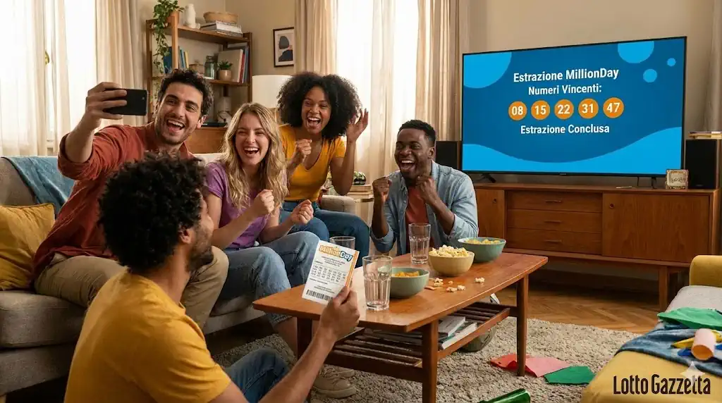 MillionDay e MillionDayExtra di oggi 11/12/2025 1 MillionDay e MillionDayExtra di oggi 11/12/2025