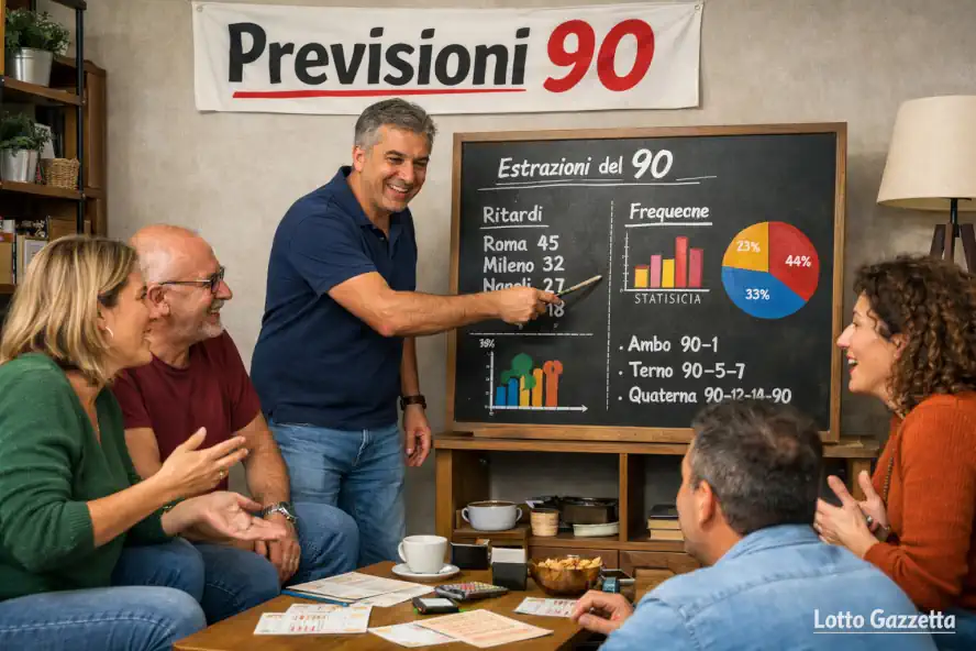 Previsioni Lotto con il 90 del 23/12/2025