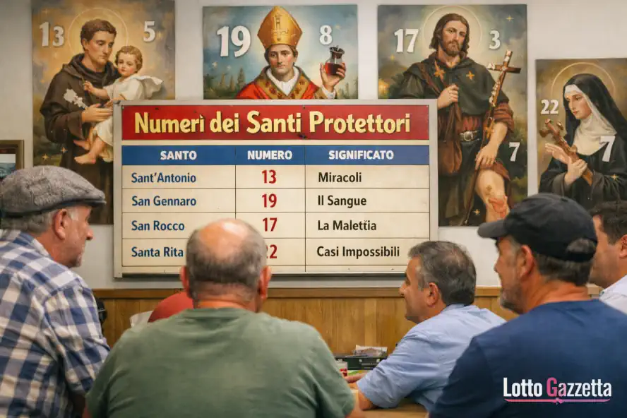 Numeri del Santo Protettore del 19/12/2025 4 Numeri del Santo Protettore del 19/12/2025