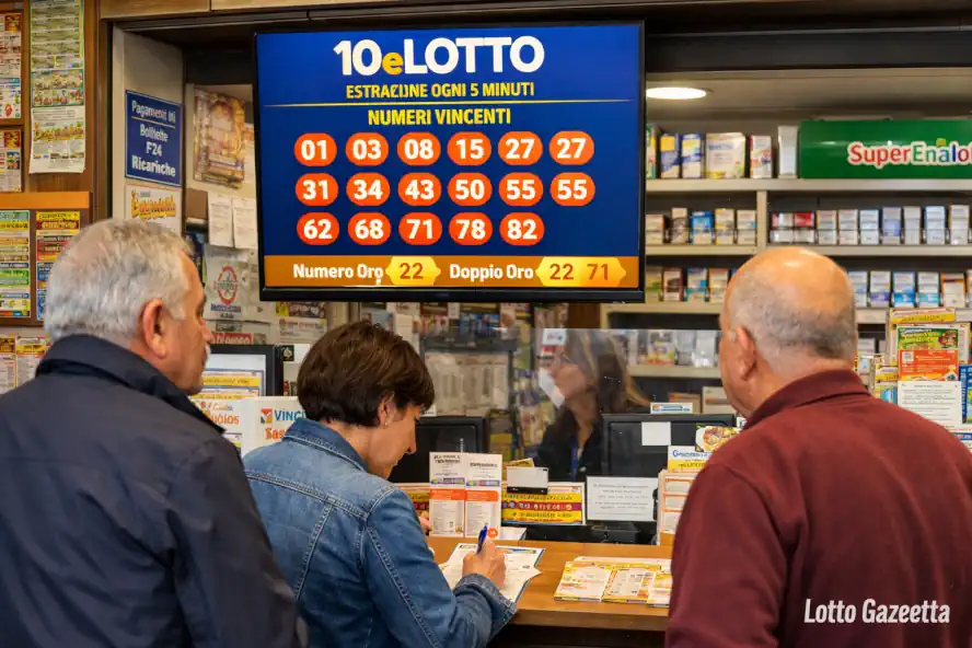 Estrazioni del 10eLotto del 09/01/2026