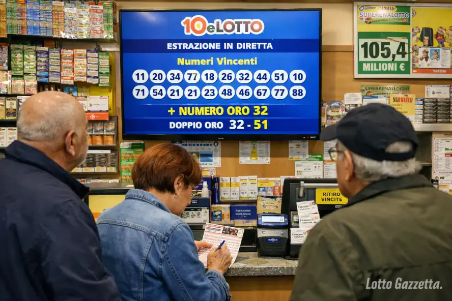 Estrazioni del 10eLotto del 15/01/2026
