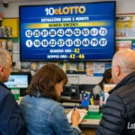 Estrazioni del 10eLotto del 16/01/2026
