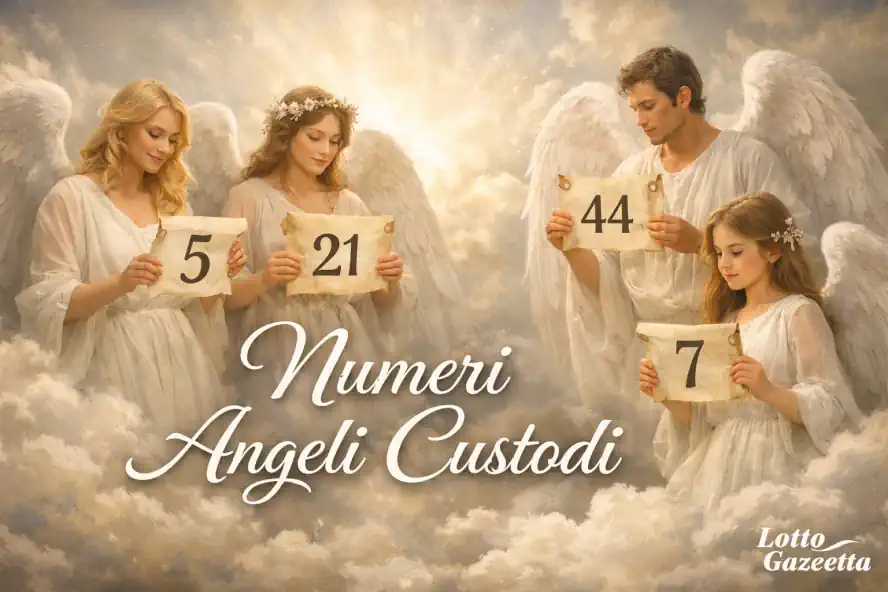 NUMERI DEGLI ANGELI CUSTODI del 10/01/2026