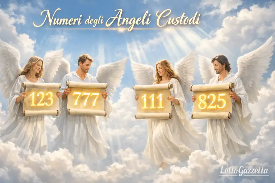 NUMERI DEGLI ANGELI CUSTODI del 03/02/2026 3 NUMERI DEGLI ANGELI CUSTODI del 03/02/2026