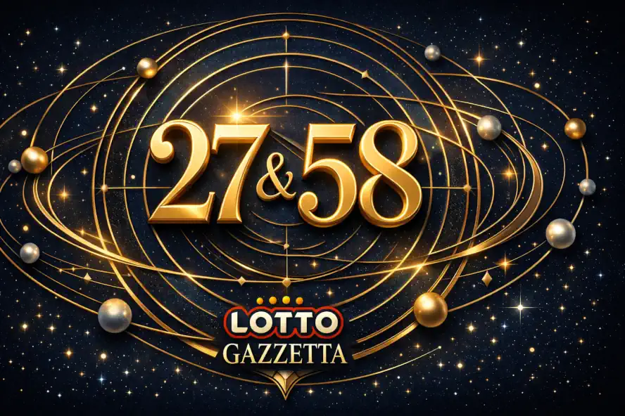 Grafica 3D con i numeri fortunati 27, 55 e 72 su sfondo blu elegante con simboli cabalistic