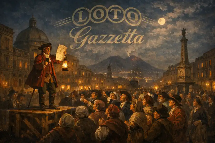 Ricostruzione storica di un'estrazione del lotto nella Napoli antica
