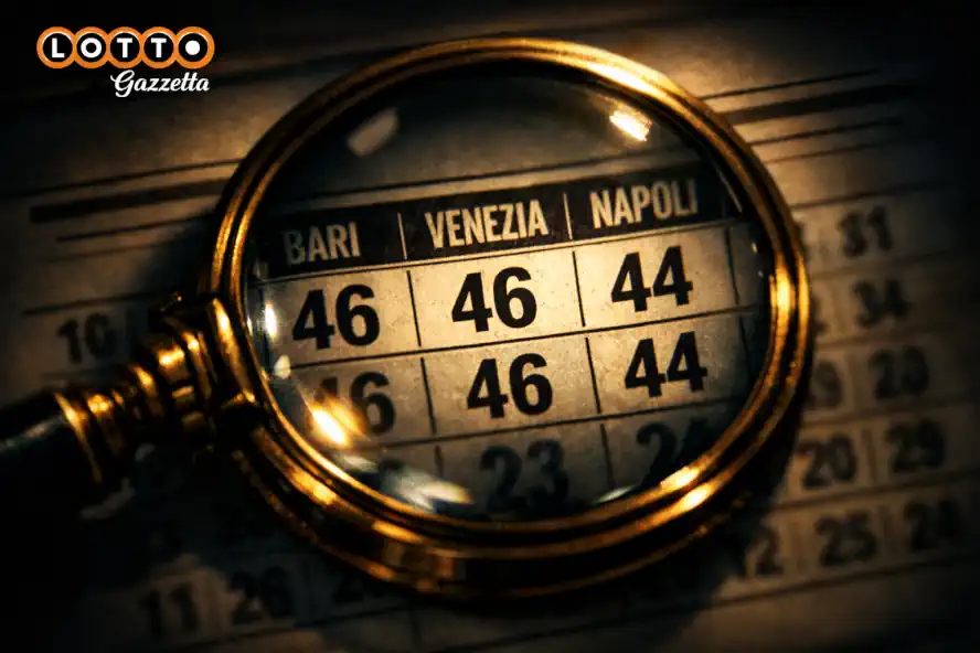 Il Teorema di Alexander: Triangolazione Aurea del 10 Gennaio 6 Dettaglio estrazione lotto isotopia 46 e 44 Bari Napoli Venezia