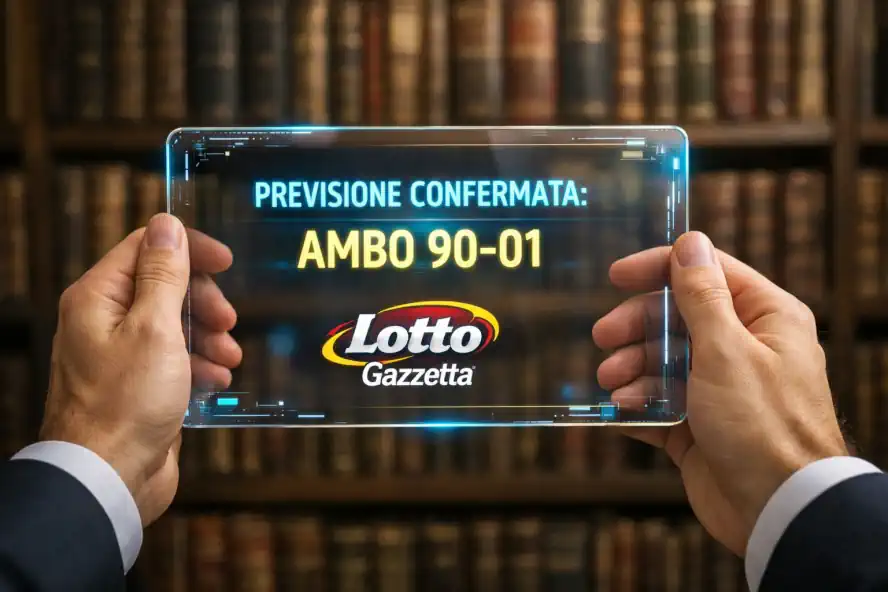 Il Teorema di Alexander: Triangolazione Aurea del 10 Gennaio 8 Previsione ambo secco 90 01 tablet digitale Alexander LottoGazzetta.