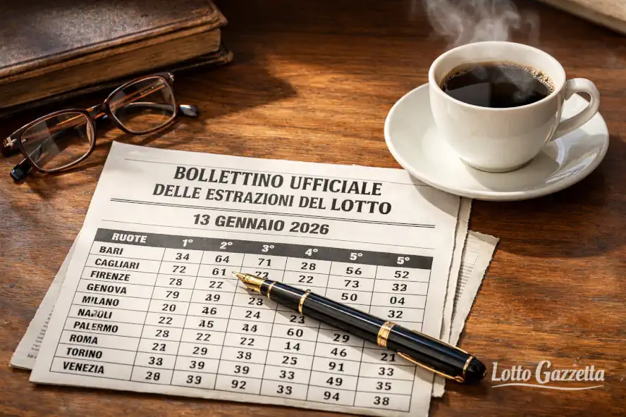 Analisi Lotto 13/01/2026: Lente del Saggio-Isotopia Gemella 9 Analisi Lotto 13/01/2026 bollettino estrazioni scrivania studioso