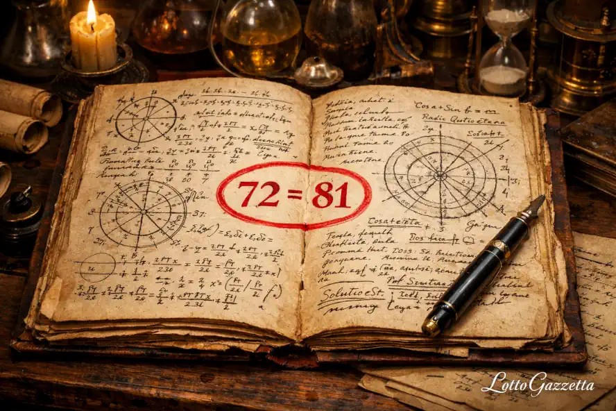 Analisi Lotto 16 gennaio 2026: Lente del Saggio e l'Isotopia 36 8 Analisi Lotto 16 gennaio 2026 dettaglio schedina con lente d'ingrandimento sui numeri 36 e 81.