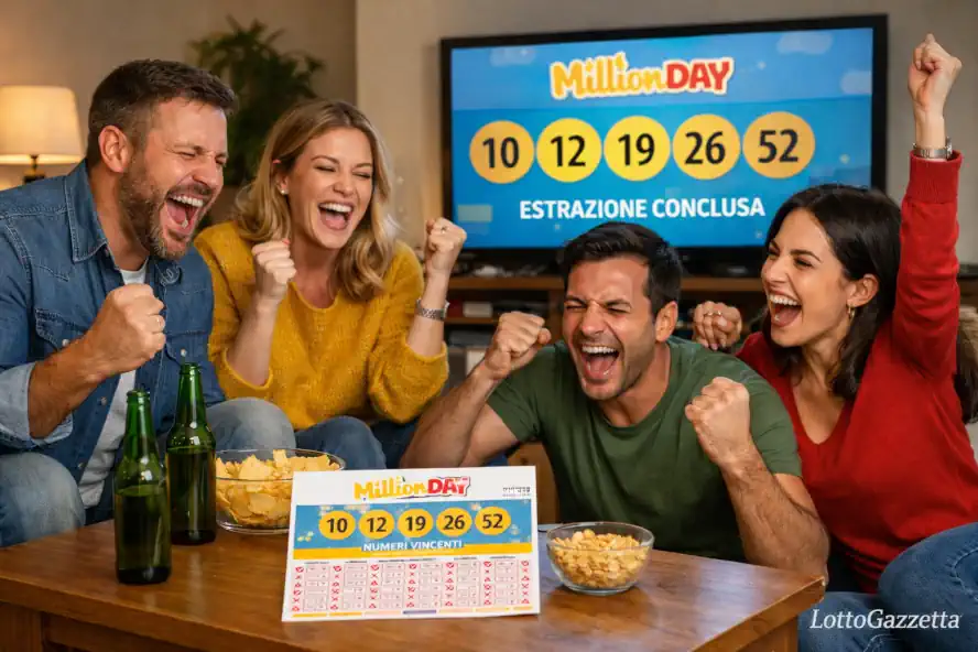 MillionDay e MillionDayExtra di oggi 05/01/2026