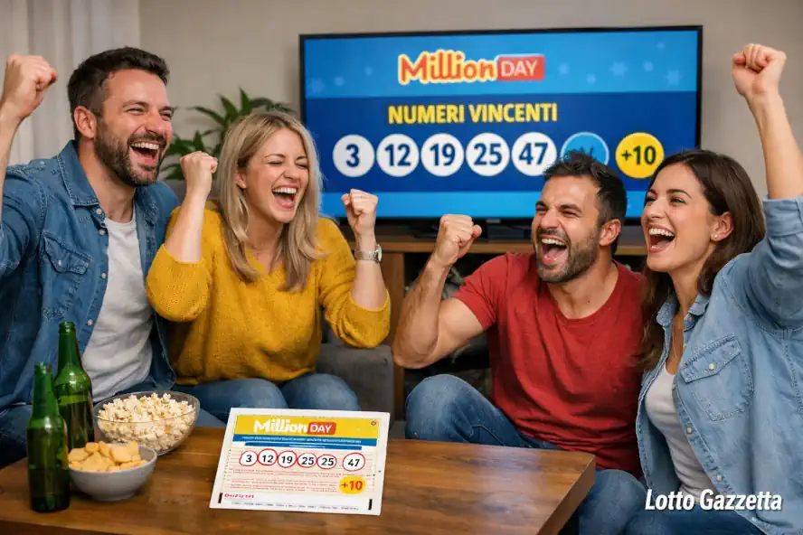 MillionDay e MillionDayExtra di oggi 09/01/2026 1 MillionDay e MillionDayExtra di oggi 09/01/2026