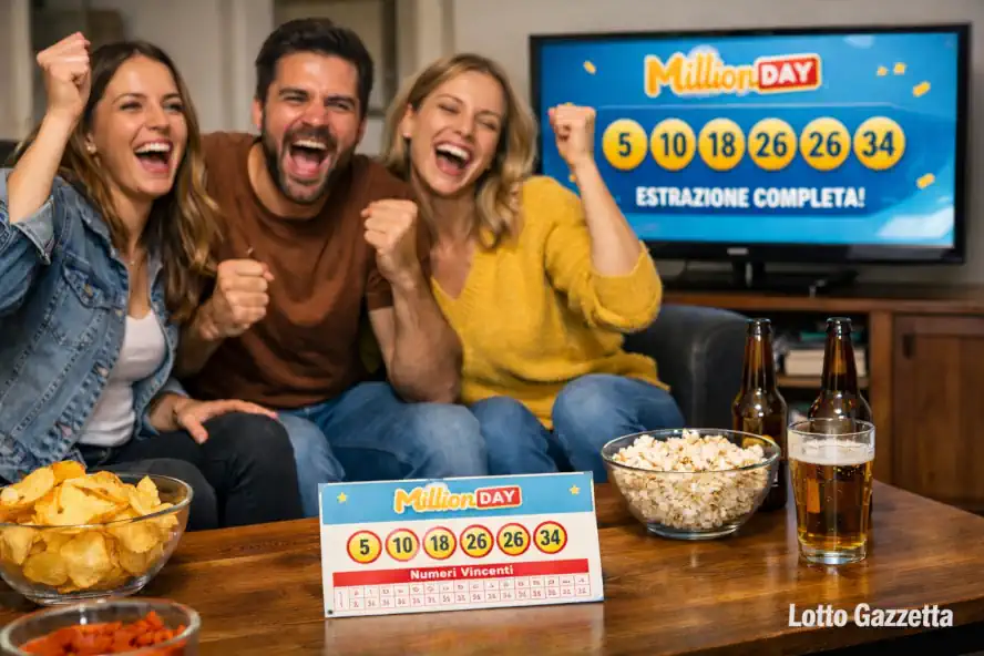 MillionDay e MillionDayExtra di oggi 10/01/2026