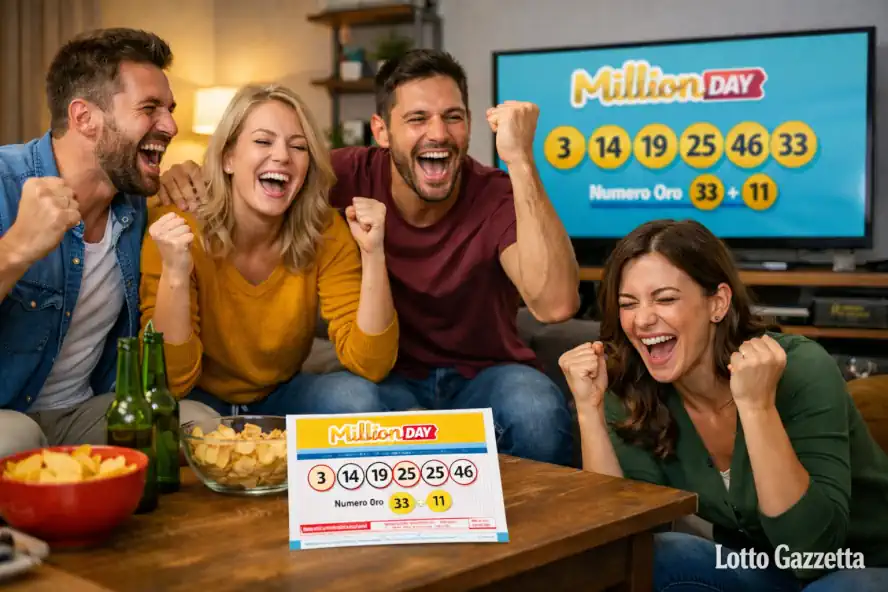 MillionDay e MillionDayExtra di oggi 17/01/2026