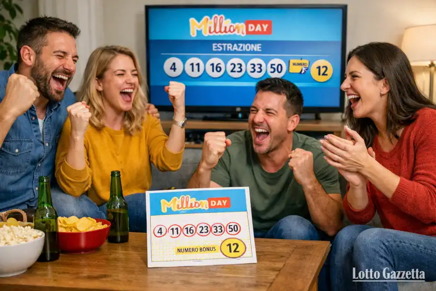 MillionDay e MillionDayExtra di oggi 22/01/2026