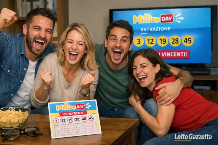 MillionDay e MillionDayExtra di oggi 30/01/2026