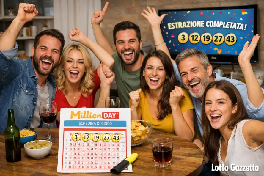 MillionDay e MillionDayExtra di oggi 31/01/2026 1 MillionDay e MillionDayExtra di oggi 31/01/2026