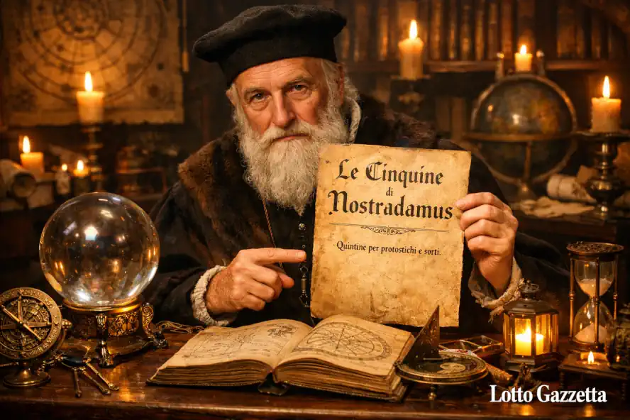 Le cinquine di NOSTRADAMUS del 07/01/2026 4 Le cinquine di NOSTRADAMUS del 07/01/2026