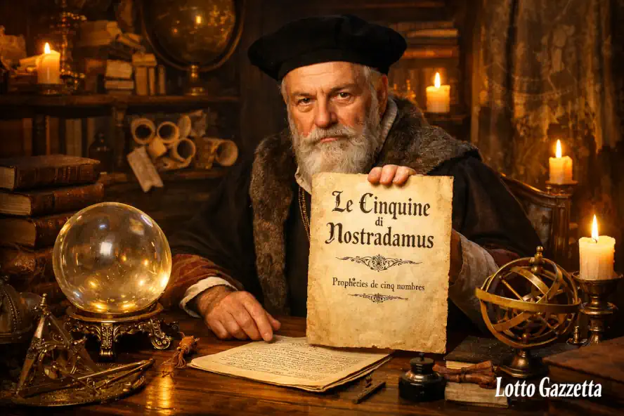 Le cinquine di NOSTRADAMUS del 16/01/2026 4 Le cinquine di NOSTRADAMUS del 16/01/2026