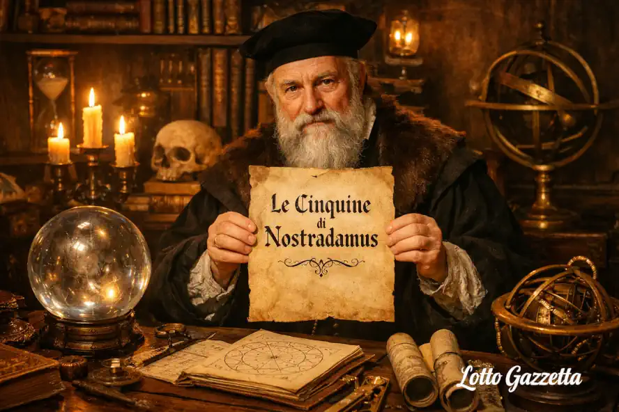 Le cinquine di NOSTRADAMUS del 31/01/2026 5 Le cinquine di NOSTRADAMUS del 31/01/2026