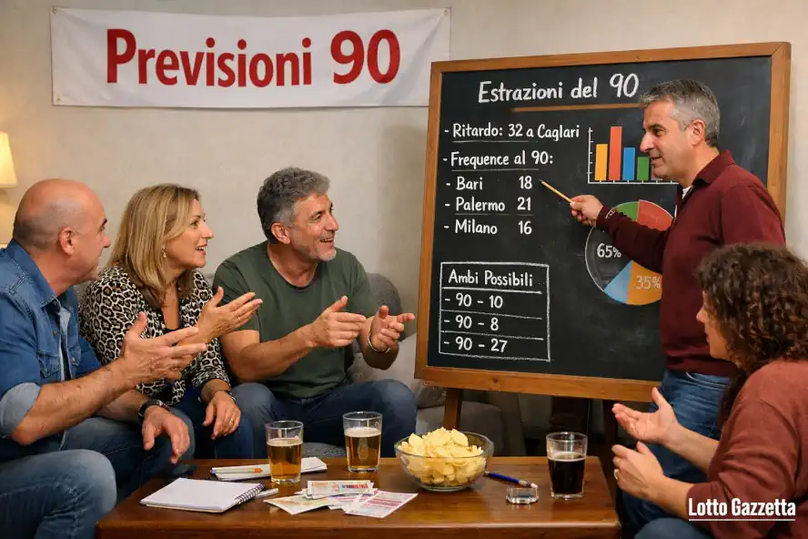 Previsioni Lotto con il 90 del 09/01/2026