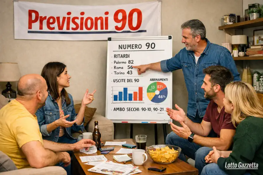Previsioni Lotto con il 90 del 13/01/2026