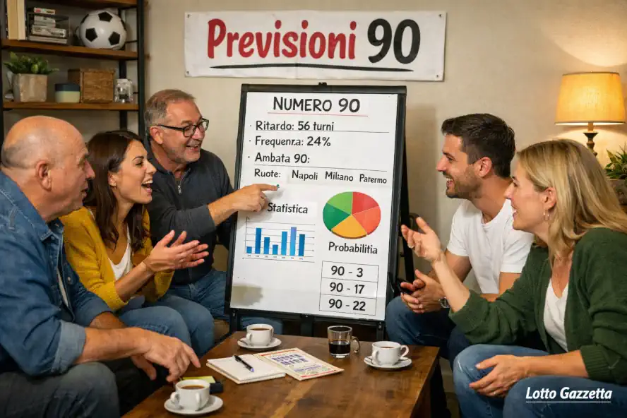 Previsioni Lotto con il 90 del 22/01/2026