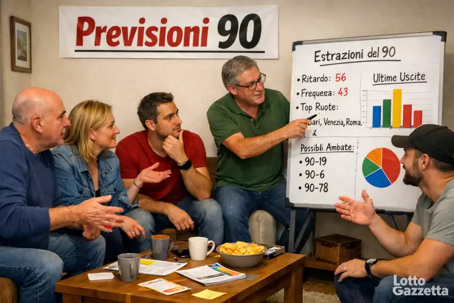 Previsioni Lotto con il 90 del 23/01/2026