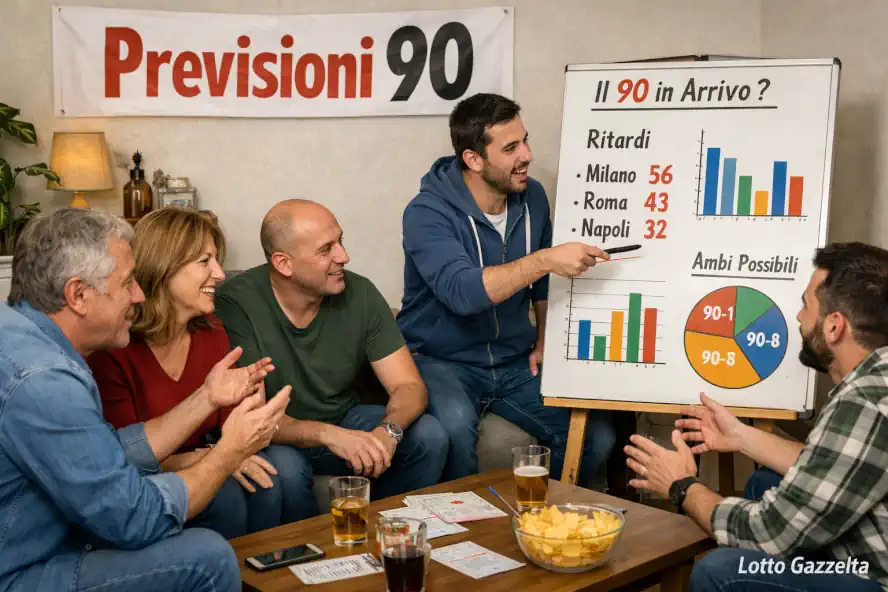 Previsioni Lotto con il 90 del 27/01/2026