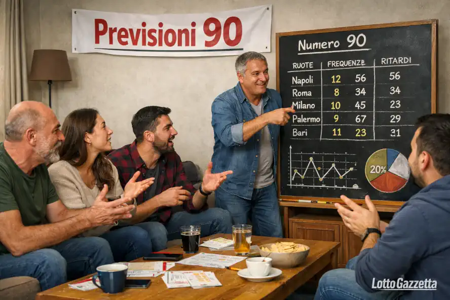 Previsioni Lotto con il 90 del 29/01/2026