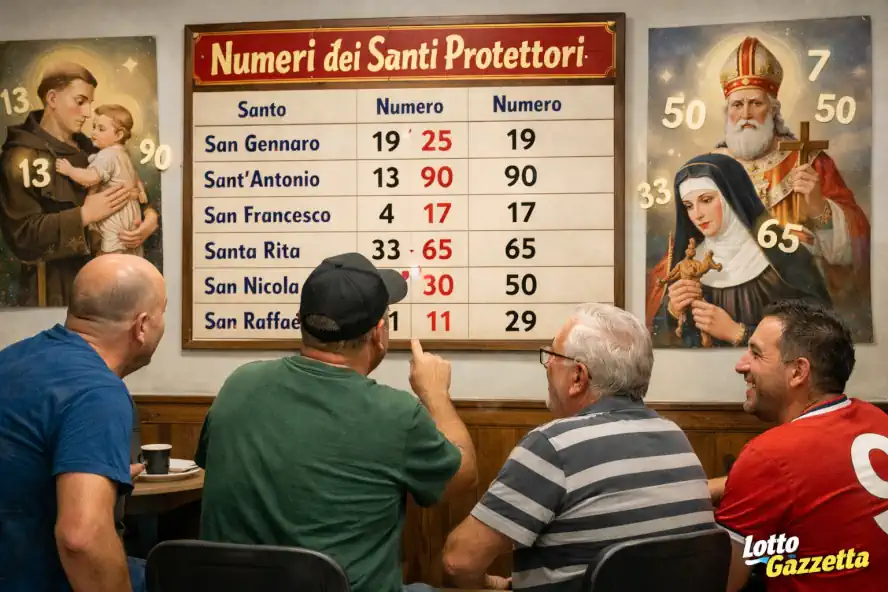 Numeri del Santo Protettore del 07/01/2026