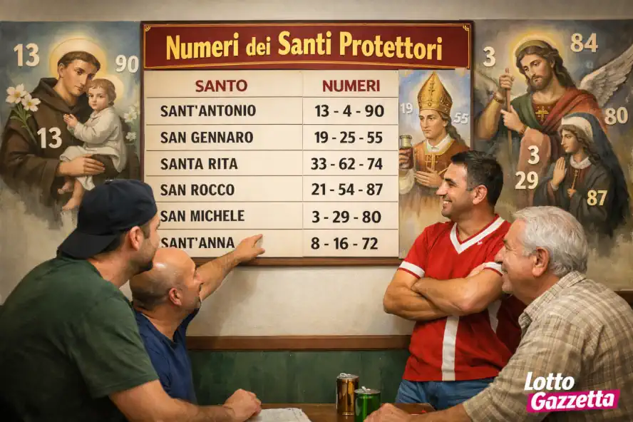 Numeri del Santo Protettore del 29/01/2026