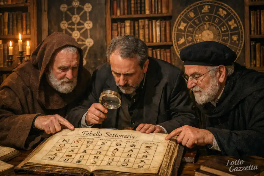 La Tabella SETTENARIA per il 16/01/2026 7 La Tabella SETTENARIA per il 16/01/2026