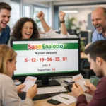 Estrazioni Superenalotto del 08/01/2026