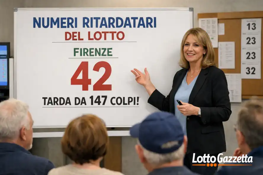 I Top 5 Ritardatari del 08/01/2026 7 I Top 5 Ritardatari del 08/01/2026