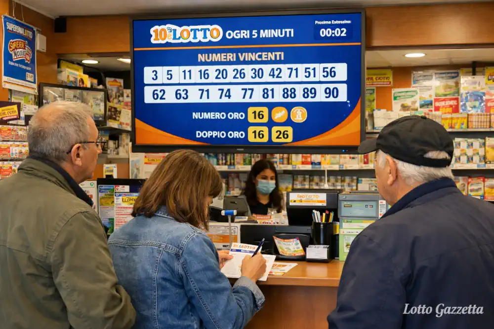 Estrazioni del 10eLotto del 13/03/2026