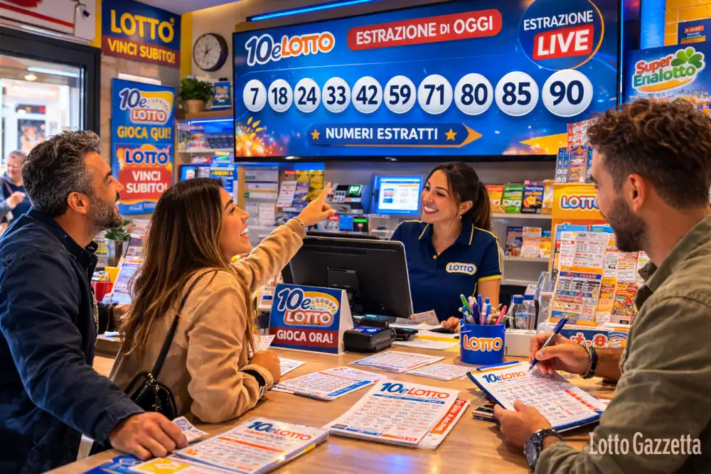 Estrazioni del 10eLotto del 14/03/2026