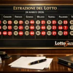 Quadro Tecnico Lotto 24 marzo 2026: la mappa delle ruote