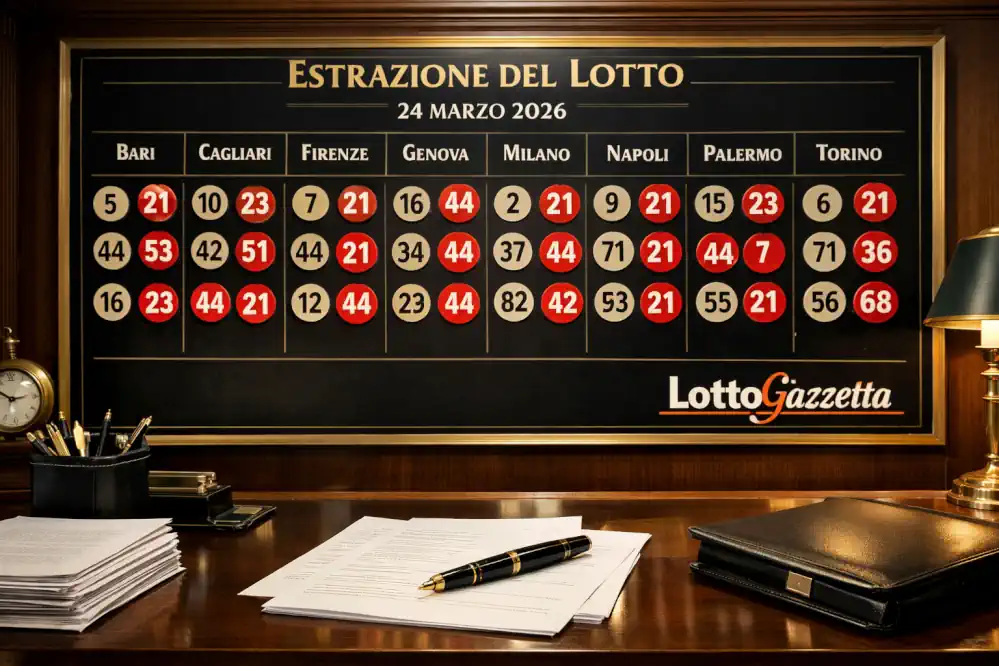 Quadro Tecnico Lotto 24 marzo 2026: la mappa delle ruote