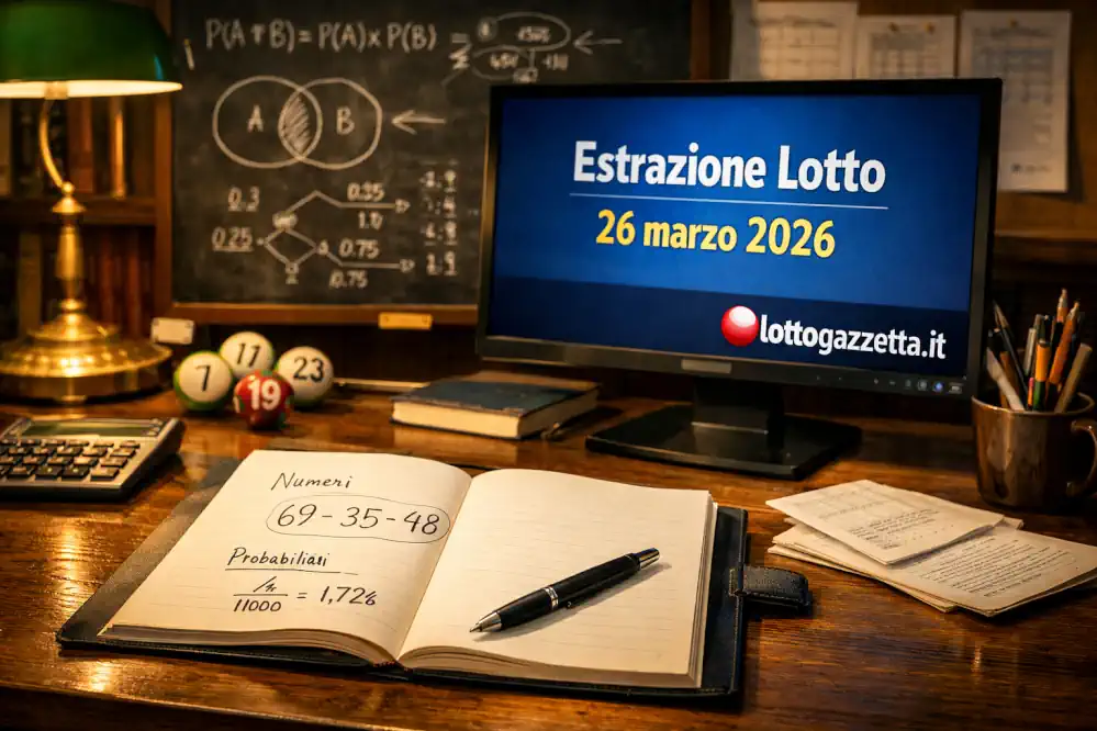 Estrazione Lotto 26 marzo 2026